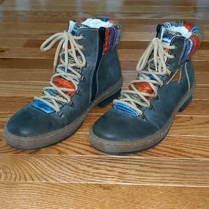 Rieker Felicitas 43 Lace Up Ankle Boot